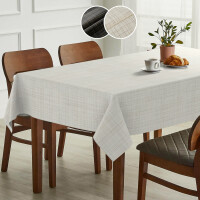 Stofftischdecke abwaschbare Tischdecke ROMA mit Teflon beschichtet gestreift Baumwolle Polyester Meterware