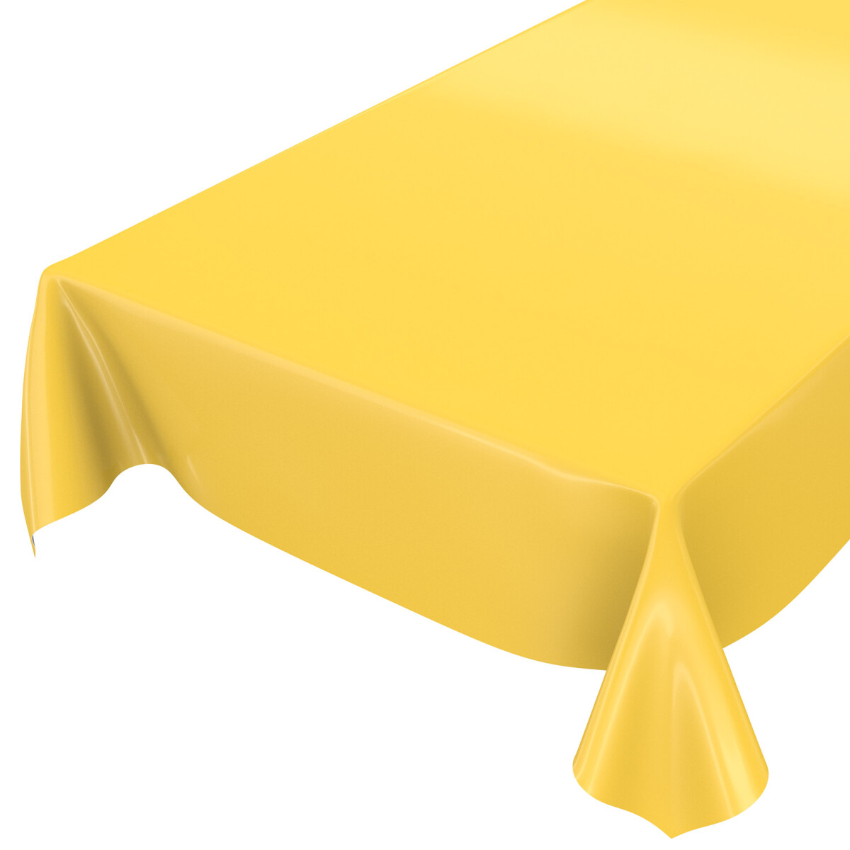 Wachstuch Tischdecke - Gelb Einfarbig Glanz | Wachstuch.Shop, 5,99 €