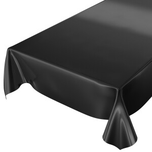 Uni Schwarz Einfarbig 100x140cm Wachstuch Tischdecke