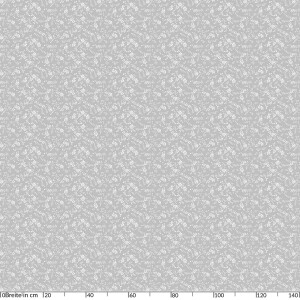 Tischdecke Wachstuch Blumen Wildrose Grau 140x240 cm mit...