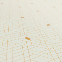 Tischdecke Geometrie Nordic Style Weiß pflegeleicht abwischbar Wachstuch Wachstuchtischdecke