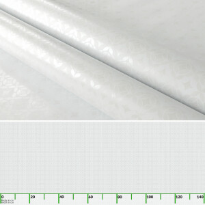 Wachstuchtischdecke Meterware Wachstuch Tischdecke Rolle 20m Breite 140cm Dream Weiß - BRMI8249L