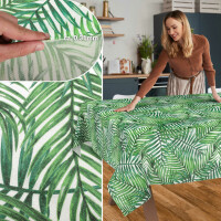 Tischdecke Stoff Tischwäsche Textil abwaschbar Tischtuch Baumwolle Polyester Tropik Outdoor Tischdecke