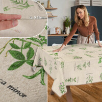 Tischdecke Stoff Tischwäsche Textil abwaschbar Tischtuch Baumwolle Polyester Aromatic Bio Outdoor Tischdecke