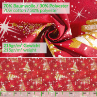 Tischdecke Stoff Tischwäsche Textil abwaschbar Tischtuch Baumwolle Polyester Christmas Beige Outdoor Tischdecke